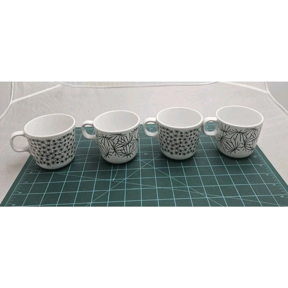IKEA Coffee Cups Modern Design Maria Vinka Ungdom Set of 4 Dandelion